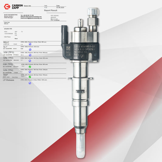 Wtryskiwacz Benzyna VDO 13537585261 / 13537589048 – BMW N43 / N53